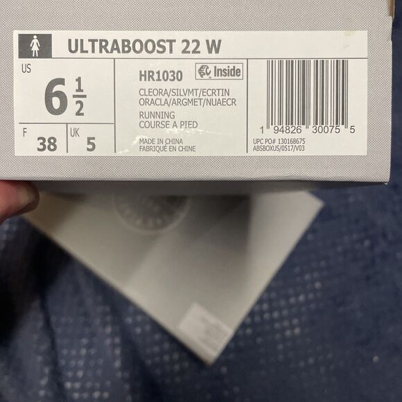 Adidas Ultraboost 22 HR1030 woman shoes sz 6.5 Brand New - Picture 8 of 8